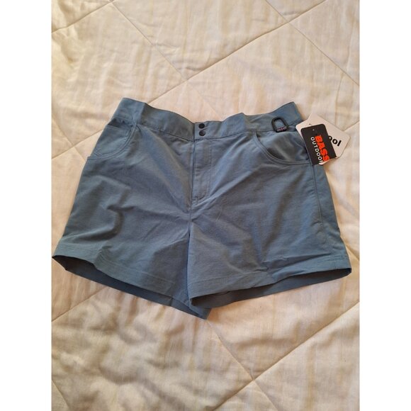 Bass Outdoor Pants - Bass Outdoor Women's Alpine Trek Shorts Goblin blue, Size Medium 32X4